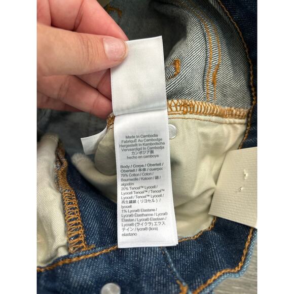 NWT J.Crew 9” Billie Demi Bootcut Crop Mid Rise Jean Size 23 In Lantern Wash - Picture 4 of 6